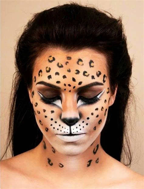 leopard gesicht schminken  tolle ideen archzinenet
