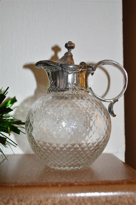 Victorian Glass Jug With Pewter Top Collectors Weekly