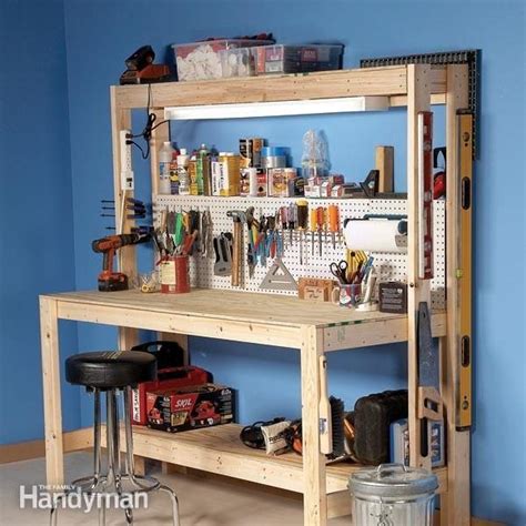 How To Build A Diy Wood Workbench Super Simple 50 Bench Building A