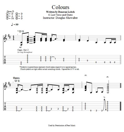 Write, save and print your score from your computer. Guitar Lessons: Last Verse and Outro