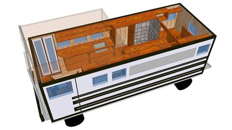 School Bus Rv Plan 3d Warehouse