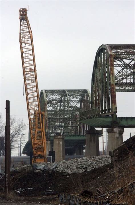 Nine Span Bridge Demolition Hammond Indiana Chicago Illinois