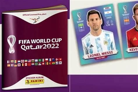 Panini World Cup Qatar 2022 Sticker Box 50 Sticker Packs 250 Stickers