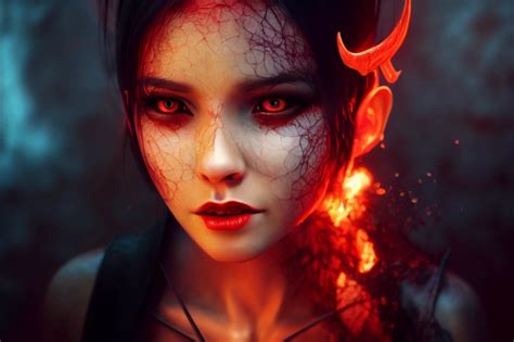 Devil Girl Lilith Realistic 8k Ultra Quality Ultra Midjourney