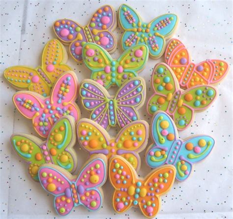 Butterfly Cookies Butterfly Decorated Cookies Butterfly