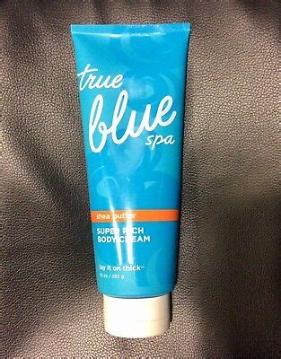 New Bath Body Works True Blue Spa Shea Butter Super Rich Body Cream Oz Ebay