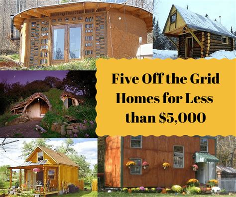 Ever thought about kicking society to the curb and building an off grid home? Five Off the Grid Houses Built for Less than $5,000 Each ...