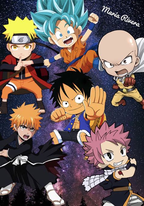 Maybe you would like to learn more about one of these? Anime ️ ~Dragón Ball Super ~Naruto ~One Punch Man ~ One Piece ~Bleach ~Fairy Tail