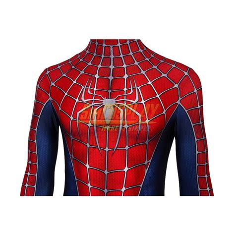 Spider Man Cosplay Costume Spider Man 2 Tobey Maguire Suit