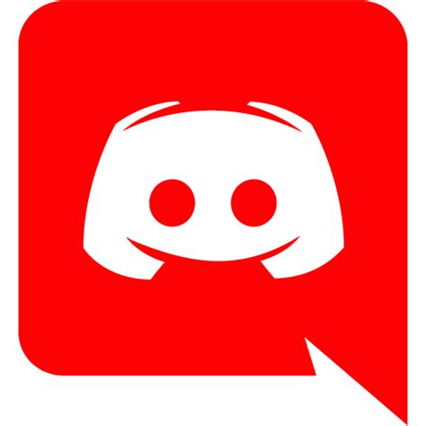 Red Discord Icon Free Red Site Logo Icons