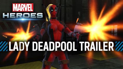 Marvel Heroes Lady Deadpool Trailer Youtube