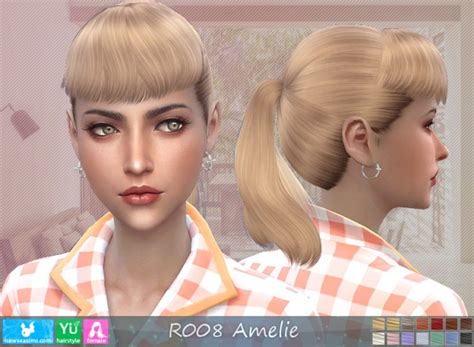 Newsea R008 Amelie Hair • Sims 4 Downloads