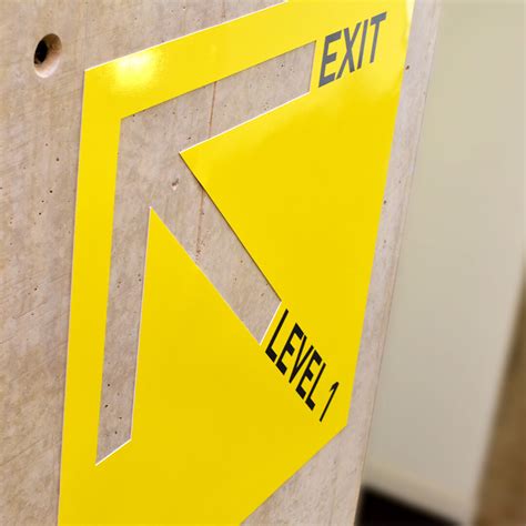 Yellow Level Sign The Design Frontierthe Design Frontier Brand