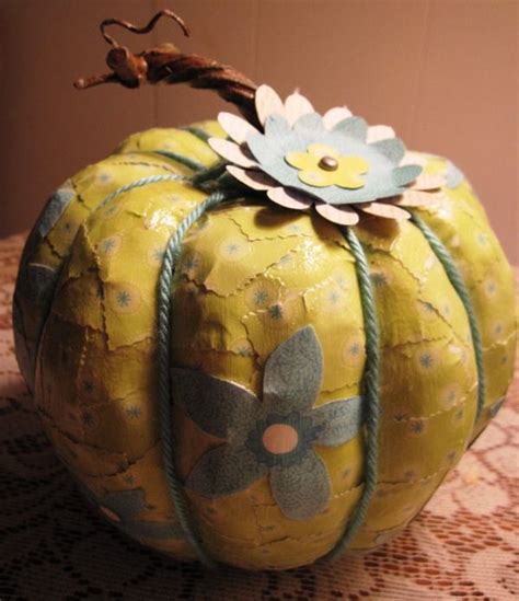 Decoupage Pumpkin Ii Decoupage Pumpkins Pumpkin Decoupage