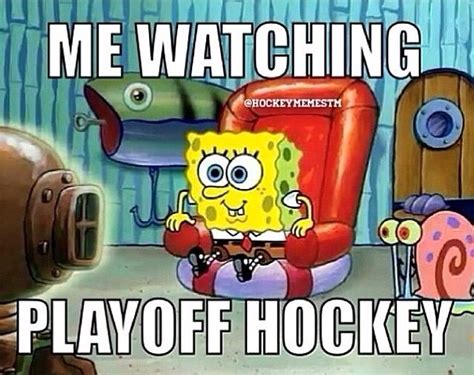 Watching Playoff Hockey Watch Spongebob Spongebob Memes Spongebob