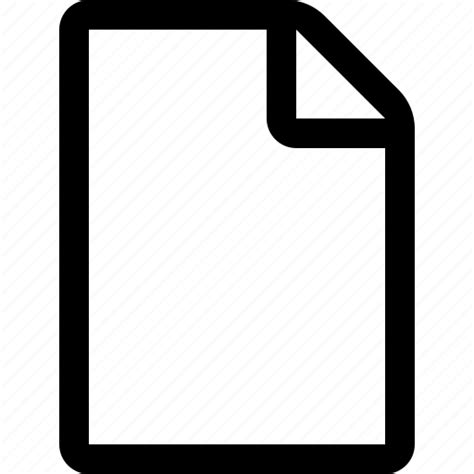A4 Blank Document File New Page Paper Icon Download On Iconfinder