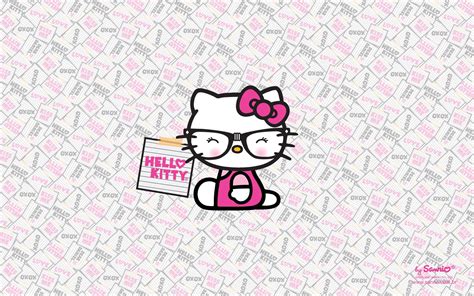 Download Hello Kitty Nerd Wallpaper Top By Edwardmadden Free Hello
