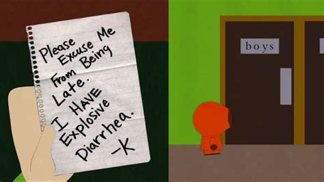 Kenny Has Explosive Diarrhea South Park Youtube