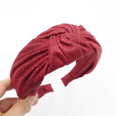 Suede Fabric Knotted Headband Fall Winter Hairband Women Hair Etsy In
