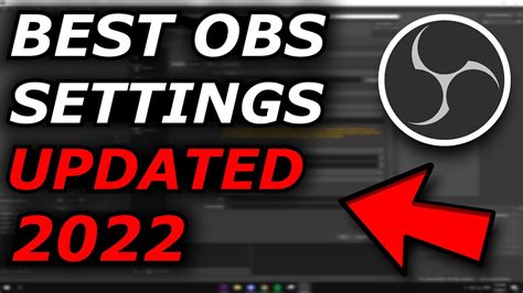 Best Obs Recording Settings Guide P Fps Youtube