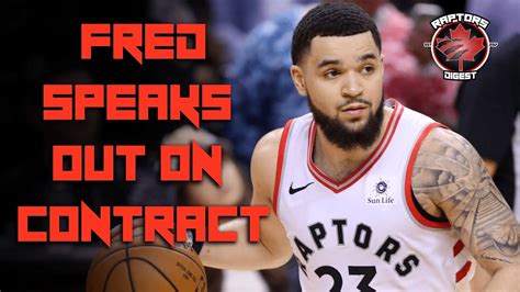 Fred Vanvleet Speaks Out On Contract And An Nba Season Return Youtube