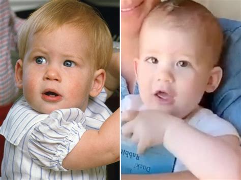 Prince Harry And Archie Lookalike On First Birthday Video Daily Telegraph