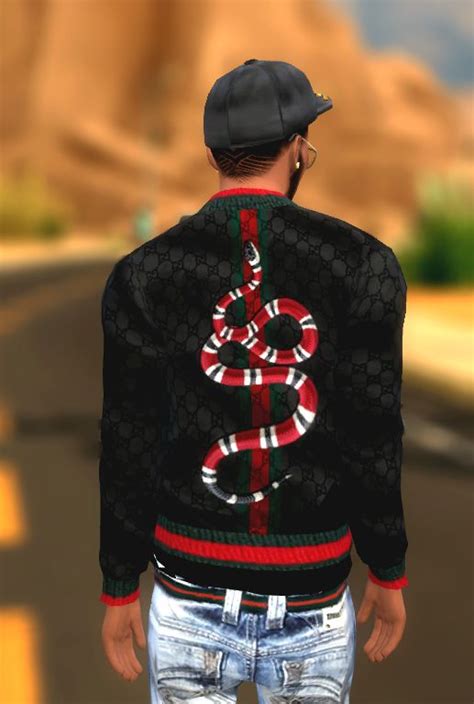 Xxblacksims Gucci Jackets Sims 4 Clothing Sims 4 Male Clothes Gucci