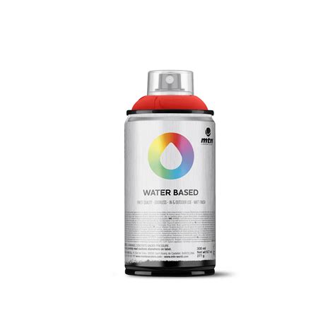 Mtn Water Based 300 Spray Paint Fluorescent Red Spray Planet