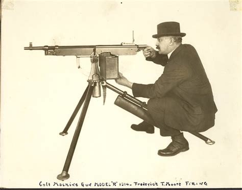 M18951914 Colt Browning Machine Gun Fired By Frederick T Flickr