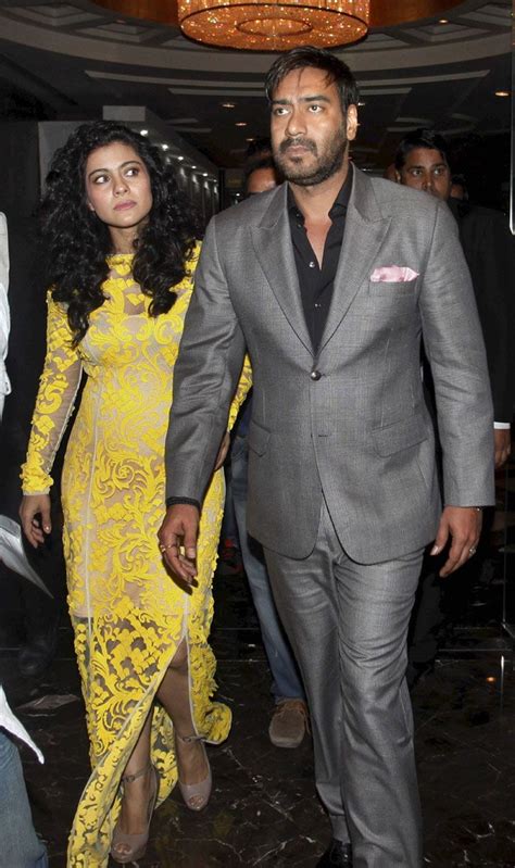 Ajay Devgn With Wife Kajol Devgn Was At The Ht Leadership Summit In