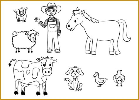 Realistic images of wild animals and mythical carousel favorites are more intricate. 3 Farm Animal Shapes to Cut Out | FabTemplatez