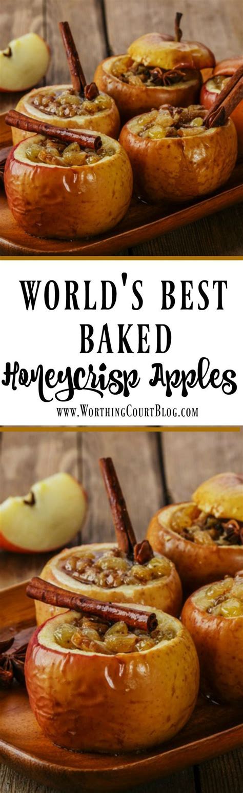Inspired by this recipe from greatist, this one is sure to become a favorite. Baked Honeycrisp Apples (Best Ever!) | Recipe | Fall ...