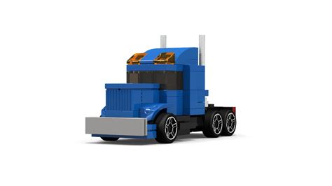 Lego Mini Semi Truck Instructions Youtube