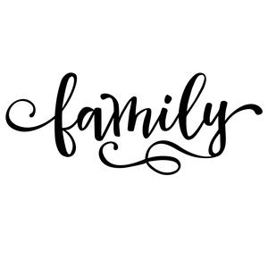 Download Silhouette Design Store - View Design #149318: family word