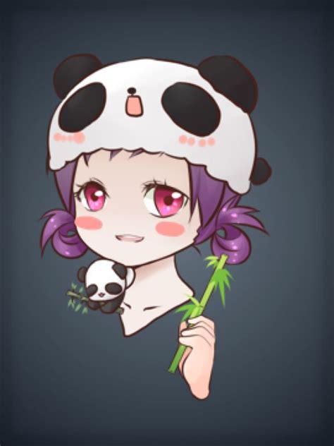 Panda Chibi Girl Anime Pinterest Chibi Pandas