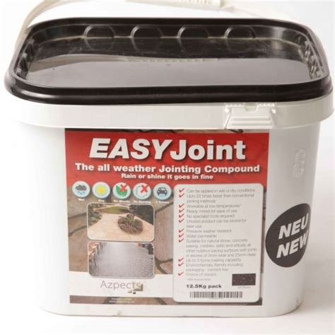 Azpects Easyjoint Paving Jointing Compound 125 Kg Tub Basalt Patio