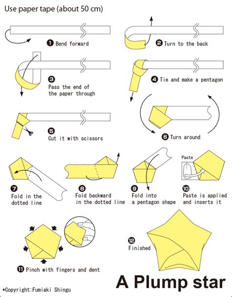 Origami A Plump Star Easy Origami Instructions For Kids