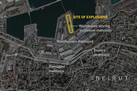 Nasa has released a map that shows the likely extent of the high scale damage caused by the explosion in lebanon's capital city beirut on august 4 which claimed the lives of more than 170. Beirut Explosion: Live Updates - The New York Times ...