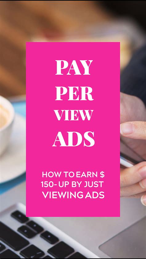 Make money by viewing ads online. Earn money viewing ads daily! | Ads, Pay per view, Earn money