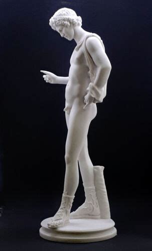 Narcisse Nude Male Art Mythologie Grecque Statue Sculpture En Fonte