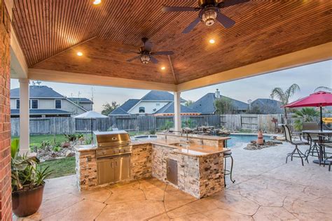 Outdoor Kitchens Hhi Patio Covers Houston
