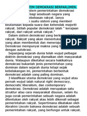 Kami sudah menerima laporan anda. Kebaikan Amalan Demokrasi Di Malaysia