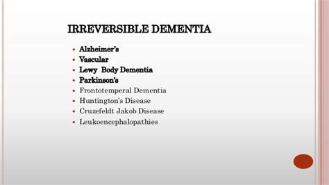 Approach To A Patient With Dementia