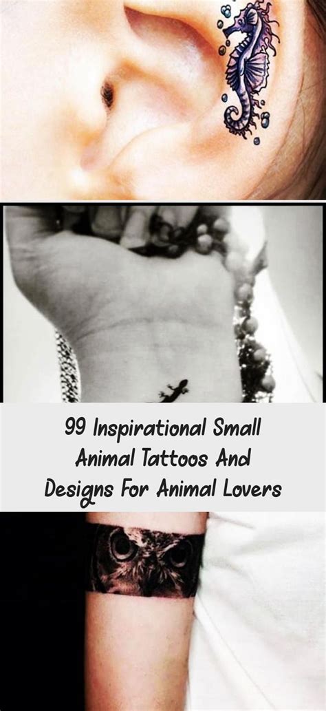 99 Inspirational Small Animal Tattoos And Designs For Animal Lovers In