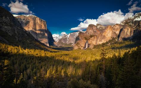 Landscape Mountains Forest Yosemite National Park Yosemite Valley