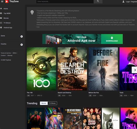 They also have a theater at home section that has all of the brand new movies you can rent for $19.99 these free streaming services are an excellent alternative to traditional streaming or cable tv, but. TinyZone & 98+ Free Movies Streaming Sites Like tinyzonetv.to