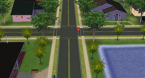 Mod The Sims Freshly Paved Asphalt Roads