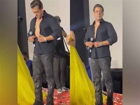 Tumko Lagta Hai Vfx Salman Khan Flaunts His Six Pack Abs At Kisi Ka