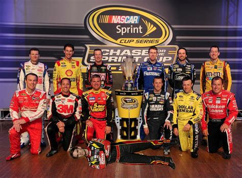 2013 Sprint Cup Chase Final Lineup Fixed Nascar