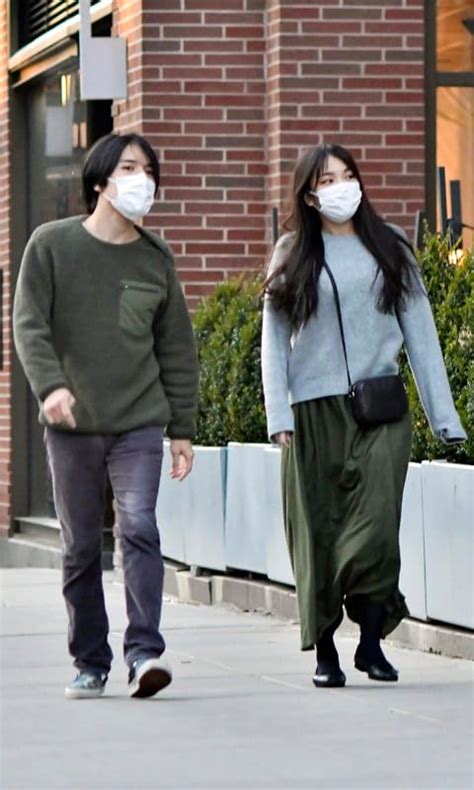 japan s former princess mako seen with husband in nyc
